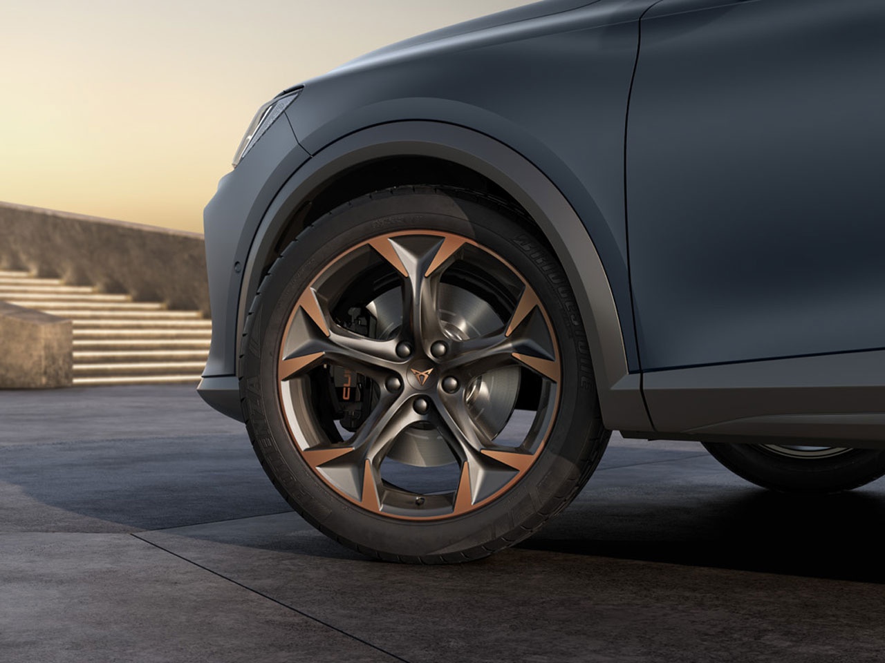 Jantes Exclusive 19'' en alliage noir sport et cuivre