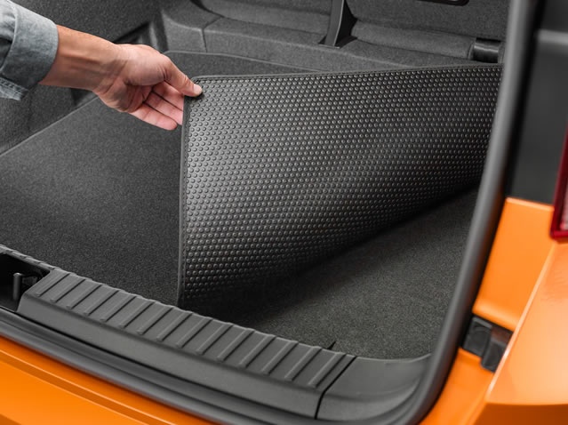 Tapis de coffre réversible