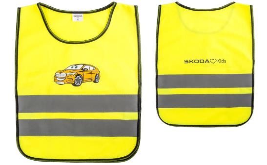 Gilet jaune réfléchissant pour enfants taille M