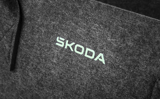 Panier à provisions en feutrine