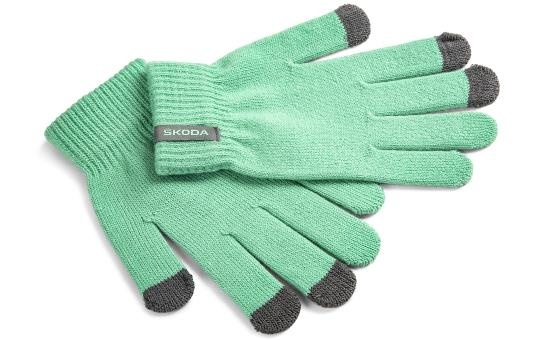 Gants pour femme vert électriques