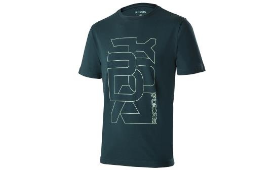 T-shirt Homme motif taille XL vert émeraude