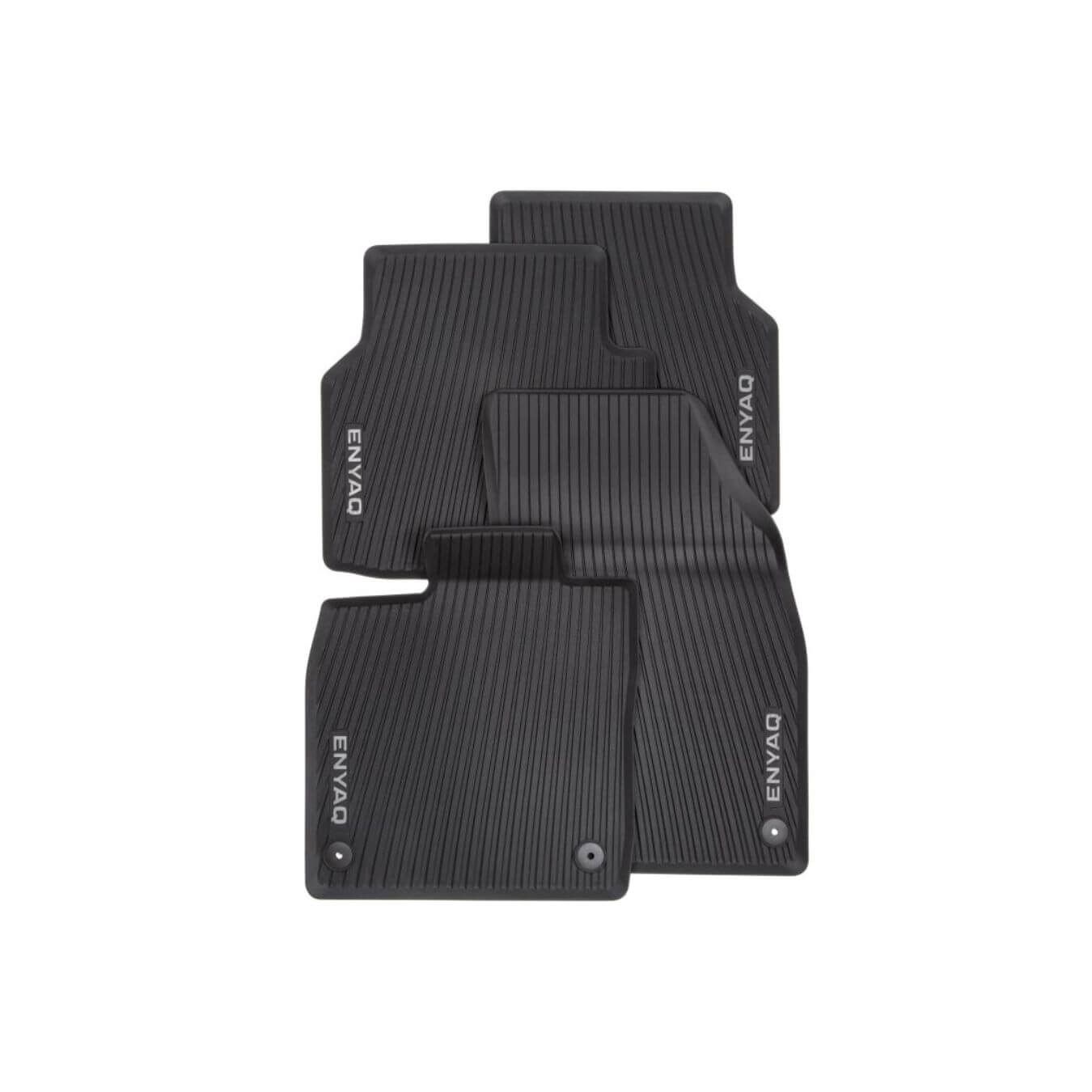 Tapis caoutchouc gris