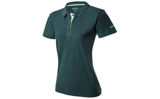 Polo Femme taille L vert émeraude