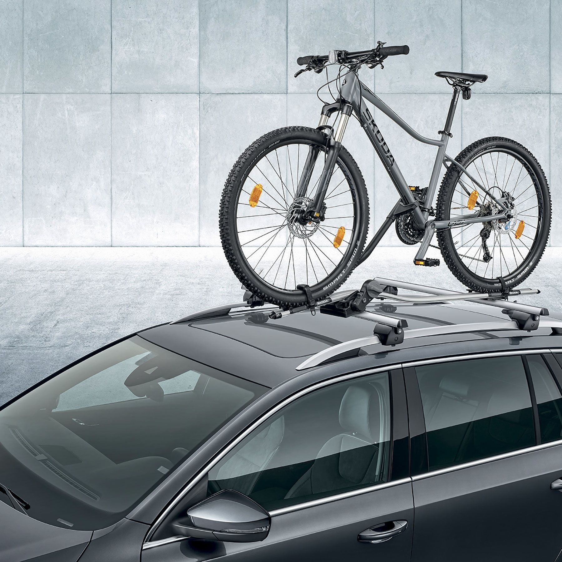 Porte-vélos verrouillable acier inoxydable