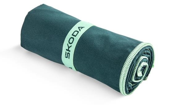 Serviette de bain en microfibre verte