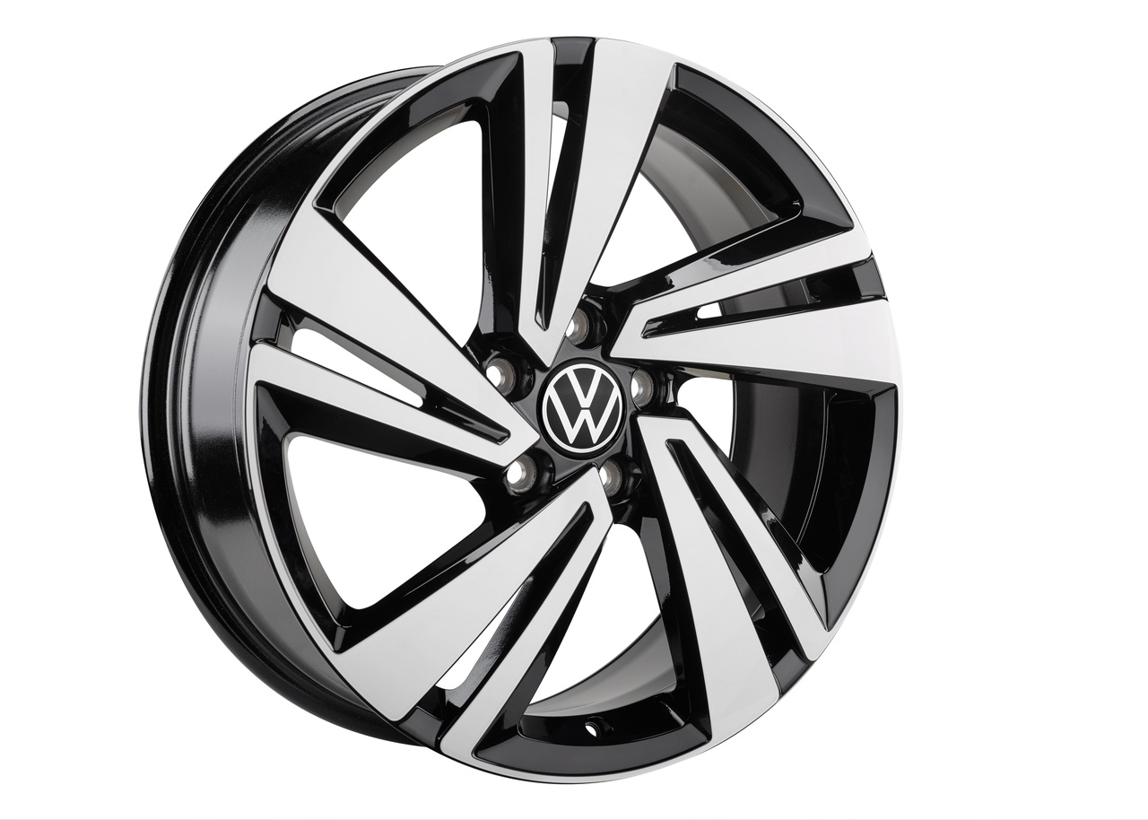 Jante en alliage léger 7,0J x 18 ET45, Nevada, noir finition brillante