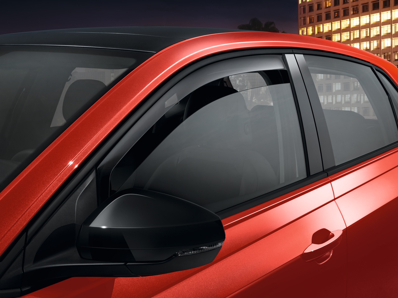 Coques de rétroviseur noires pour Polo