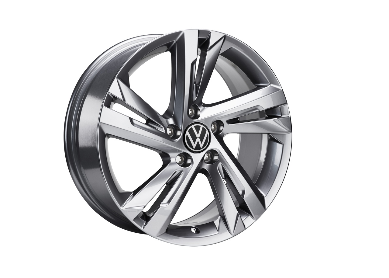 Jante en alliage léger 7,5J x 17 ET51, Valencia, Gris Galvanique métallisé