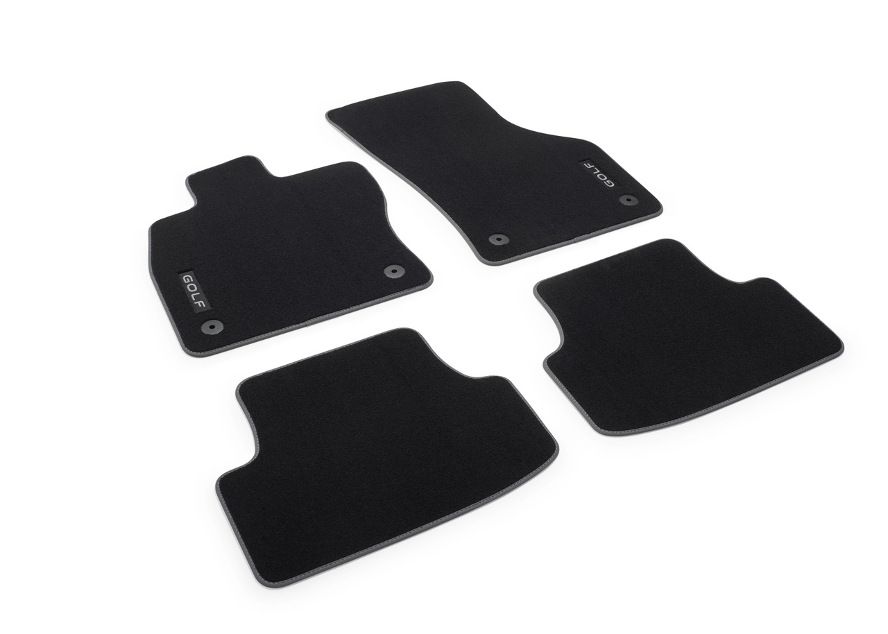 Jeu de 4 tapis textile "Premium" Golf 8