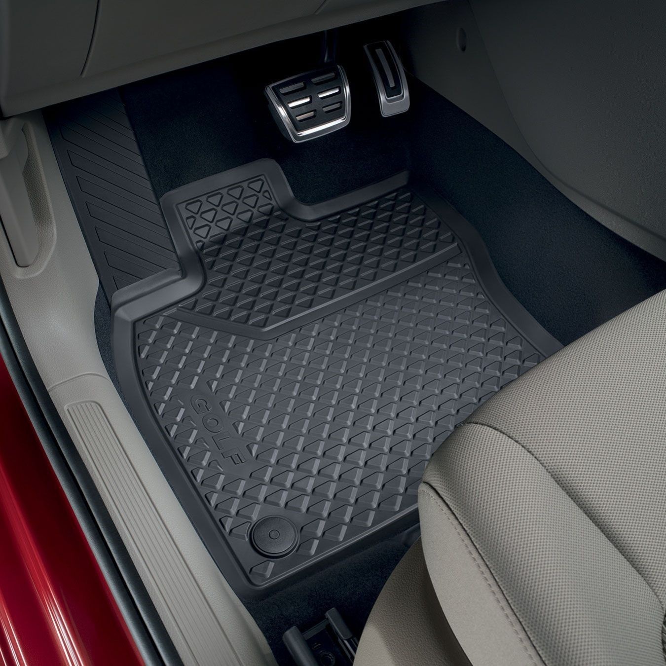 Jeu de 4 tapis caoutchouc Premium pour Golf Sportsvan