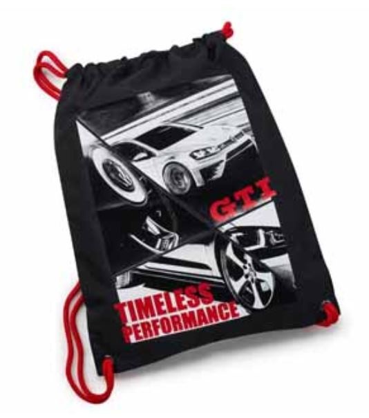 Sac de sport Noir, impression photo GTI