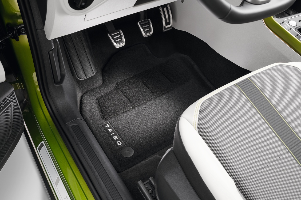 Jeu de 4 tapis textile Taigo