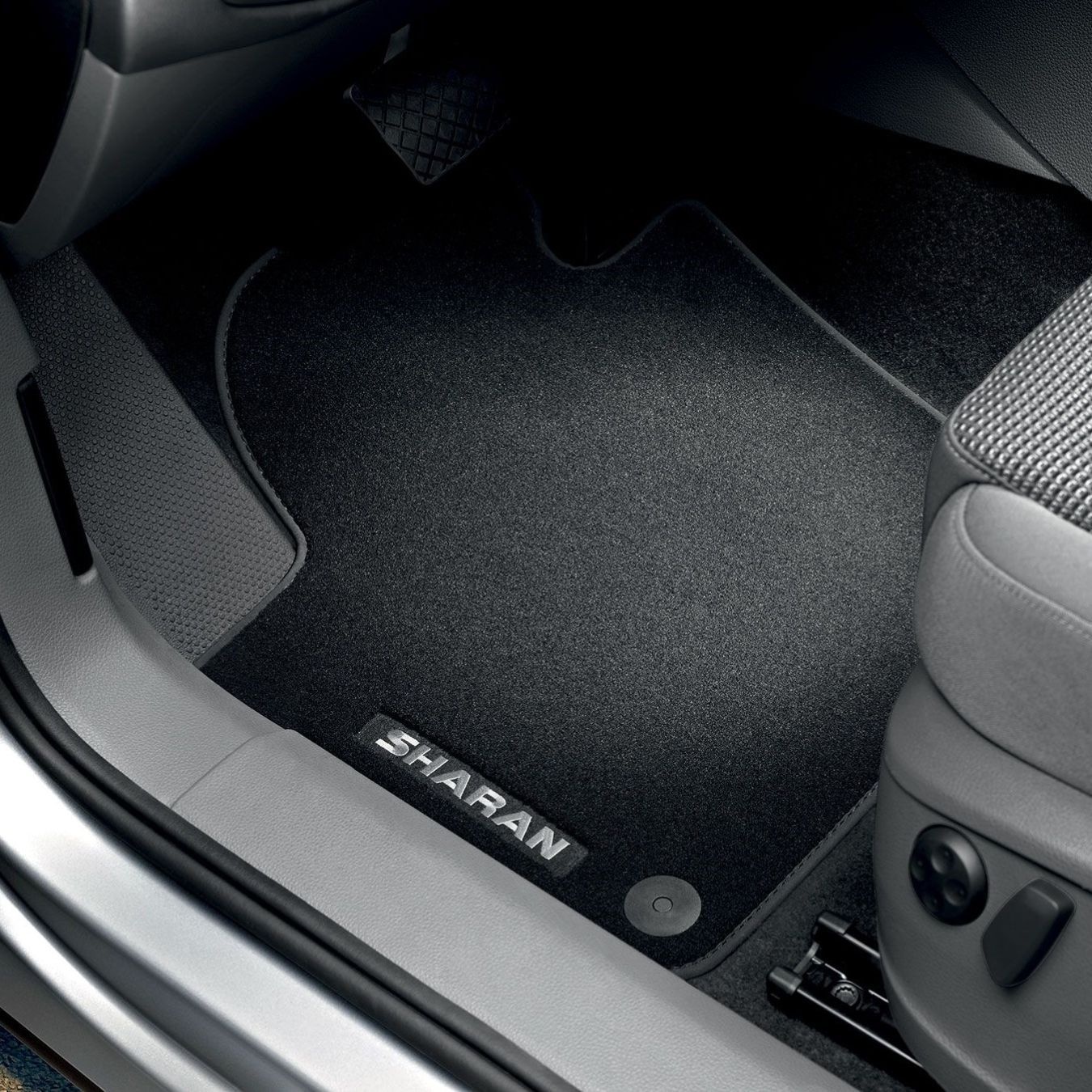 Jeu de 4 tapis textile Premium pour Sharan