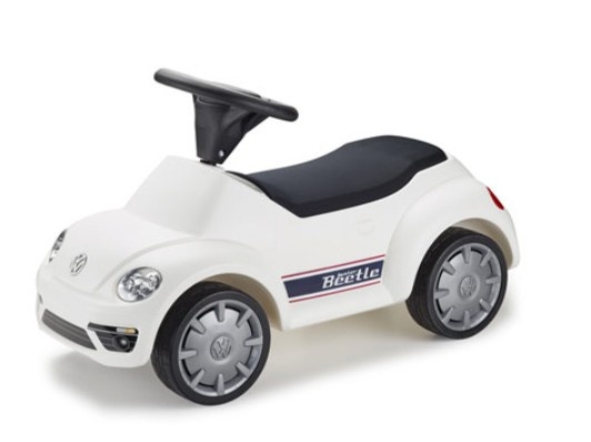 Trotteur Coccinelle Blanche