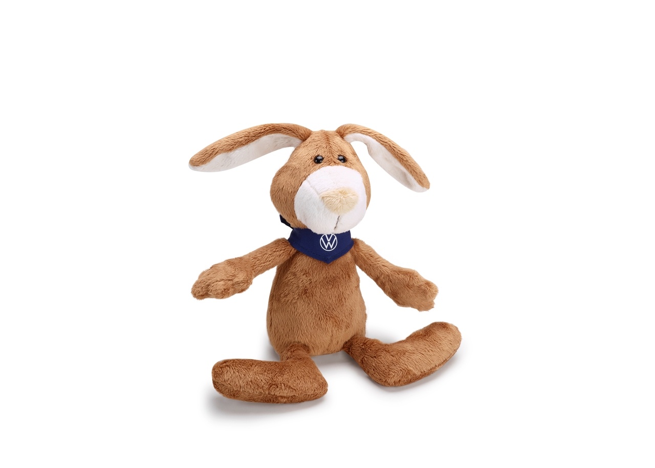 Lapin, marron en peluche