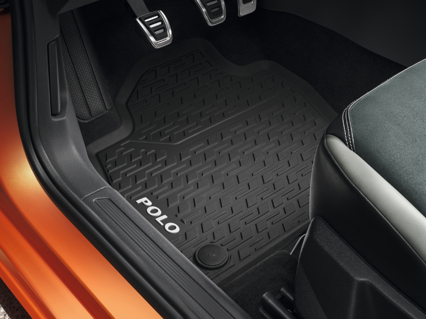 Jeu de 4 tapis caoutchouc Polo