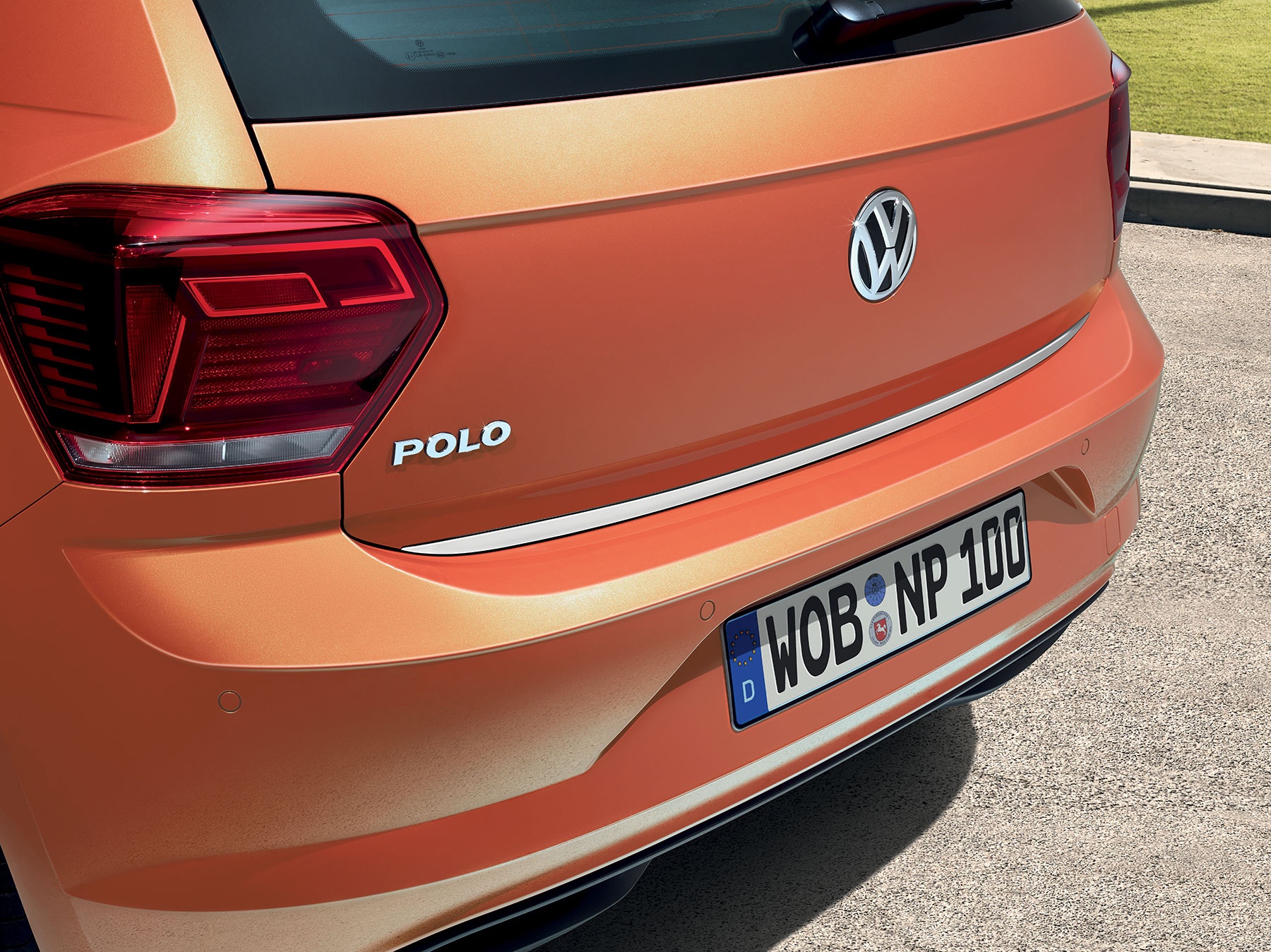 Baguette pour hayon chromée pour Polo