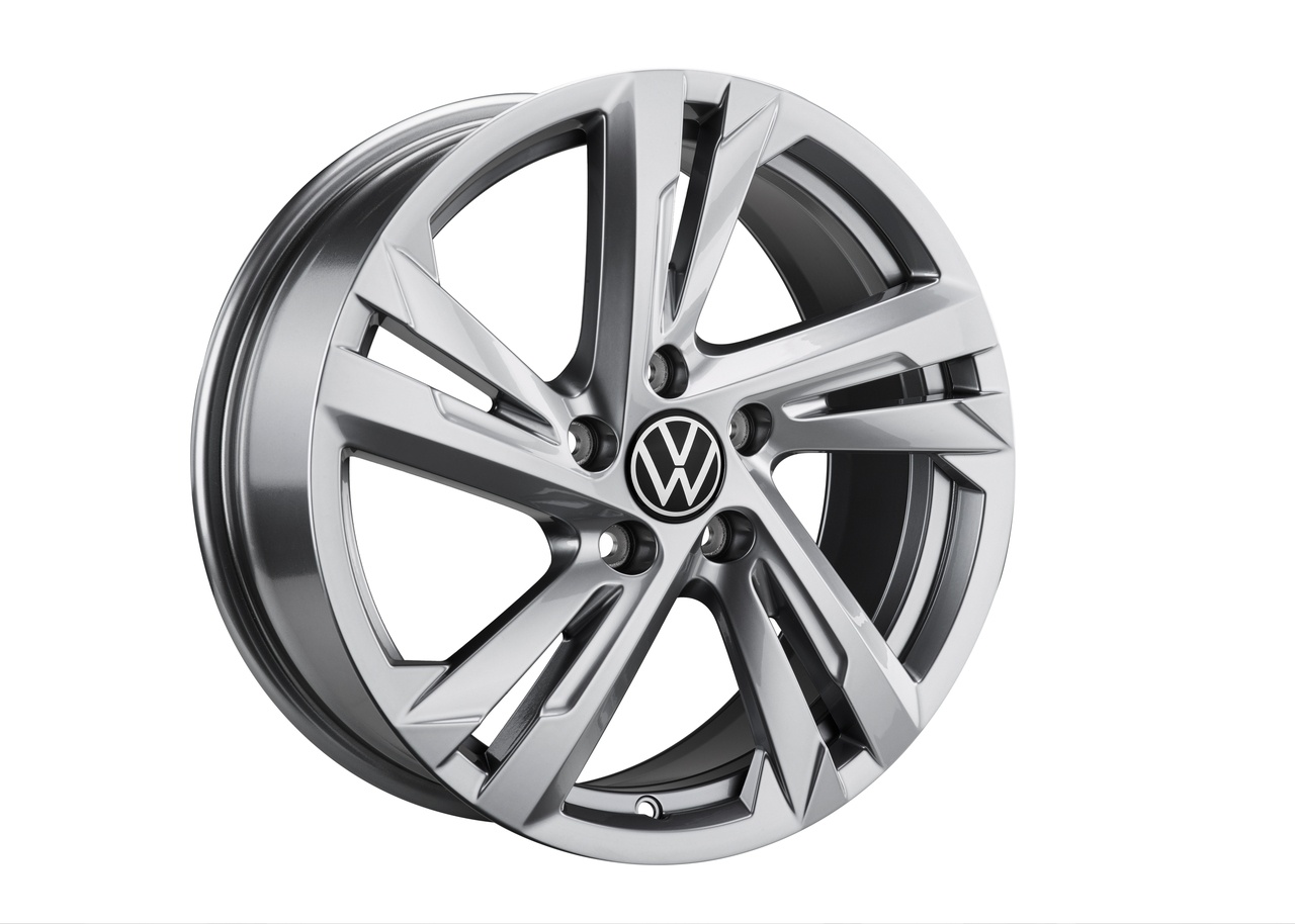 Jante en alliage léger 7,0J x 17 ET45, Valencia, gris galvanique métallisé