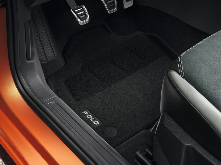 Jeu de 4 tapis textiles Polo