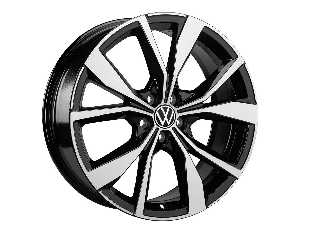 Jante en alliage léger 7,0J x 18 ET39, Misano, noir, finition diamantée