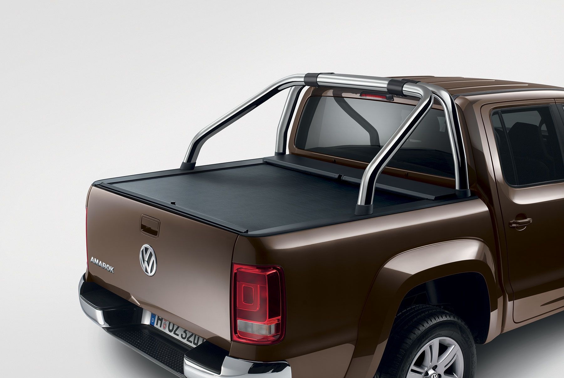 Roll Cover (couvre benne enroulable en aluminium) recouvert de vinyl argen