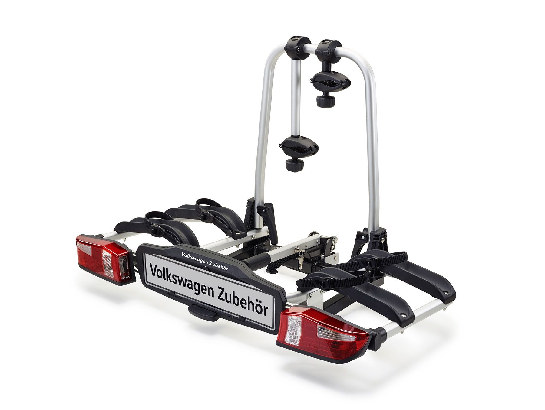 Porte-vélos sur attelage 2 vélos avec grand angle de rabattement