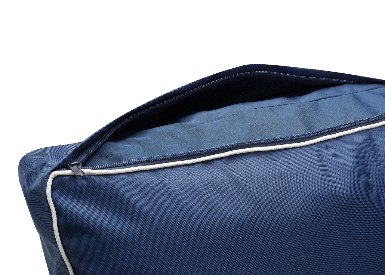 Coussin bleu design T1