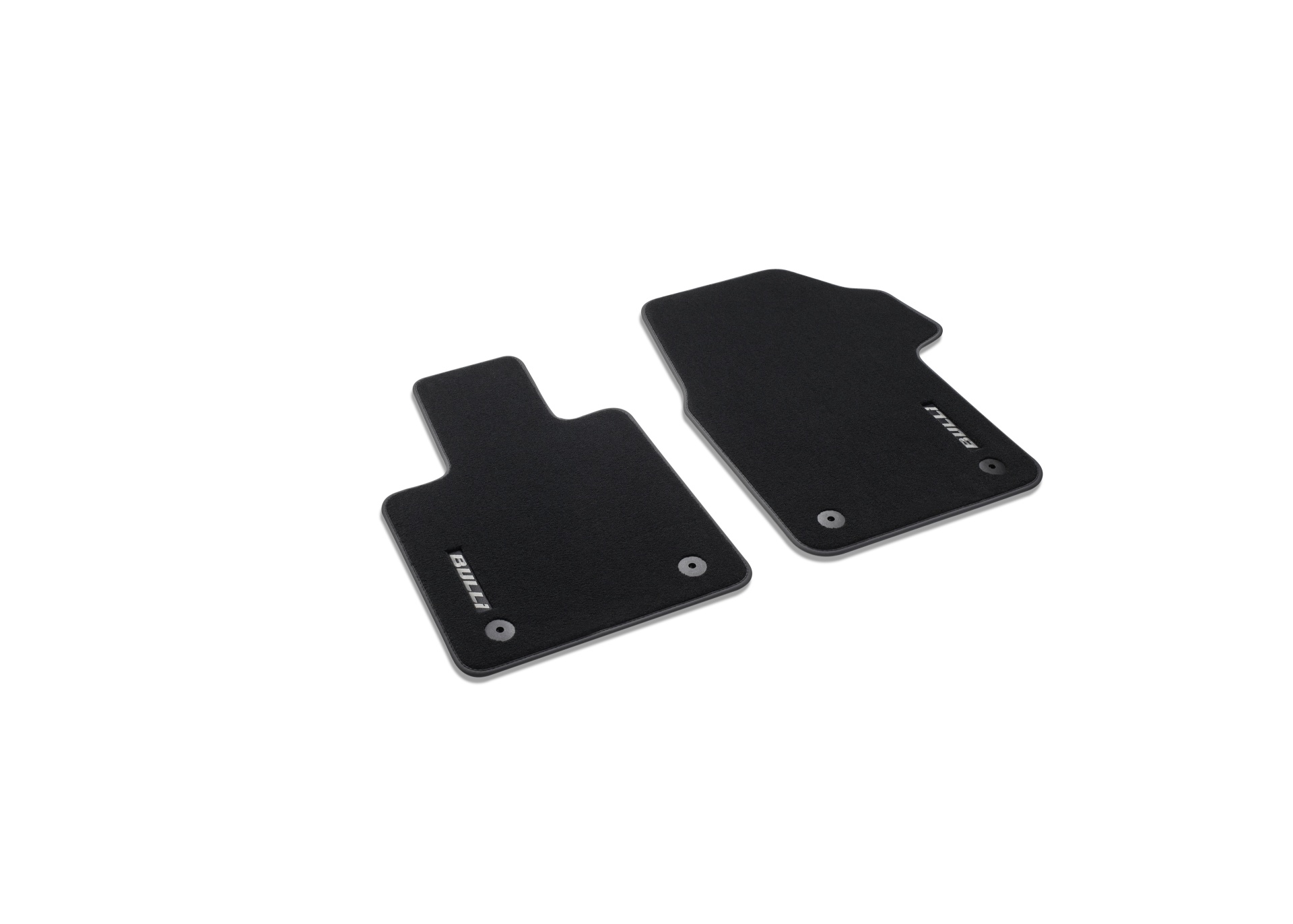 Multivan T7 - Jeu de 2 tapis textiles av Premium noirs