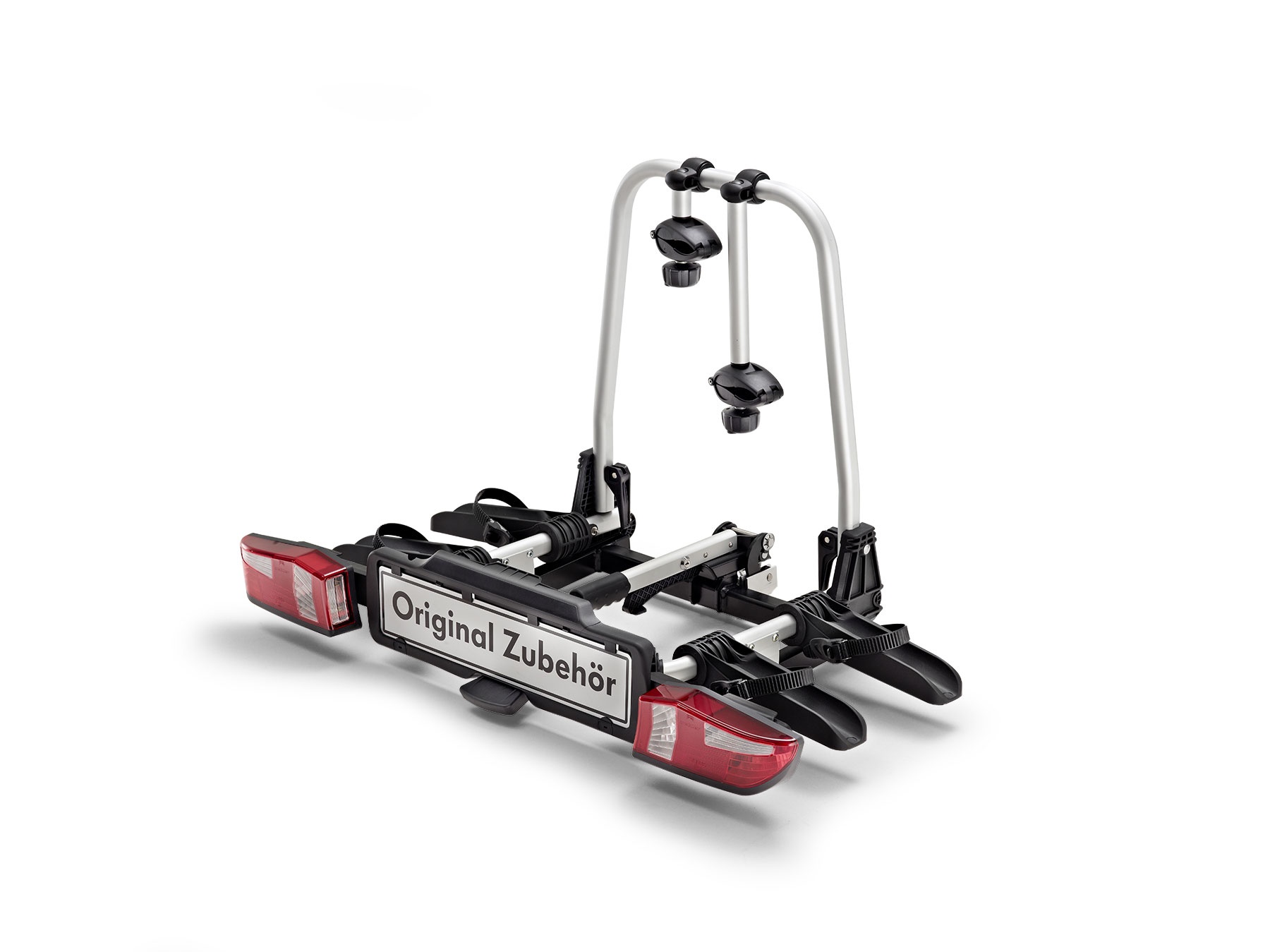 Porte-vélos sur attelage 2 vélos, rabattable et pliable