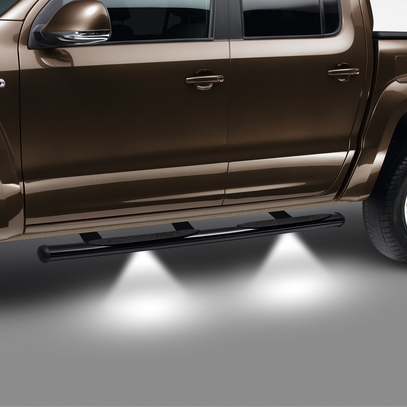 Marchepied noir avec LED Amarok